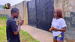 Stranded Abuja girl takes my cock in her squirting pussy