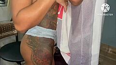 i give my wife to another guy for anal sex with tongue and piercing