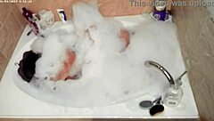 Solo Asian Boy Bubbles In Bath, Feet Fetish Exposed!