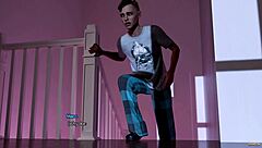 chaval de 18 años triunfa con su canguro mientras sus padres no están en casa