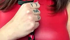 Curvy tattooed milf with big tits trains you into obedience through humiliation