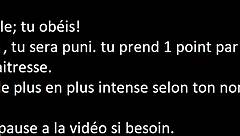 Ondine humiliates sissy with Pokemon-themed jerk off instructions and piss