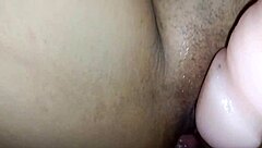 Cute latina babe enjoys double vaginal penetration with her dildo at home 😘