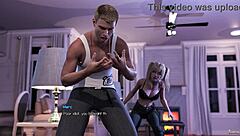 chaval de 18 años triunfa con su canguro mientras sus padres no están en casa