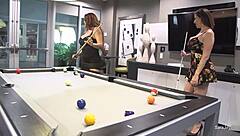 I join Nicky Ferrari in interracial threesome