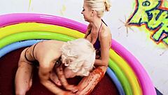 horny lesbians lou lou and christine get their pussies licked