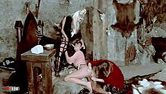 Hardcore lesbian threesome with toys 😍