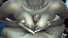 Ebony Babe Sucks Big Cock Deepthroat