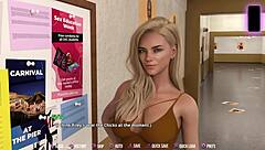 Curvy Latina girlfriend cheats with kissing in public, boyfriend unaware