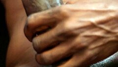 Naija ebony maturbating her pussy because of bbc