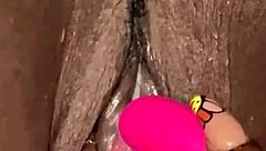 Asian Guy Leaves Ebony with a Huge Creampie After Cunilingus!