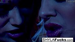 Busty Nikka obeys Shyla Stylez's commands!