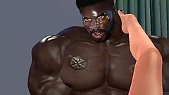 Huge hunk Clinton McDonald teaches wife to take huge black dick