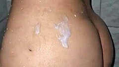 Mature woman enjoys squirting and anal in the shower