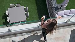 Neighbor invites for dinner and treats to wet pussy