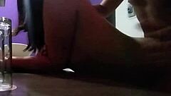 Beautiful babysitter gets horny in hotel room