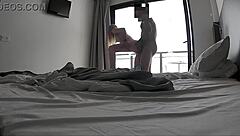 Follando a la Ni�era en Muchas Posturas y Mamada Video Completo en Mi Canal Sheer