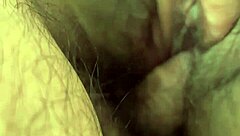 Descriptive Slow Motion Close Up of Mexican Hairy Mature Woman Fucking