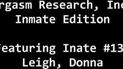 Orgasm Research Prison Edition With Donna Leigh Vibrator Gloves