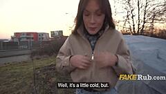 Curvy Spanish Girl Takes Money For Every Touch And Stroke!