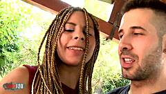 Alana's First Porn: Young Blonde Rasta Girl Orgasms