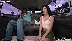 Watch Delilah take on everybody in wild orgy!