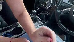 After missing the bus she ordered a taxi when she left home she forgot her card at home so she had to give the driver a blowjob as a reward for the ride