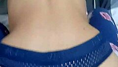 This young girl with glasses loves missionary orgasms.