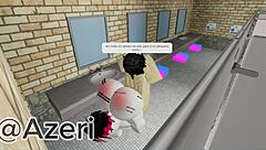 Me follo a mi amiga en un baño público