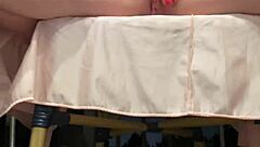 mature beauty rips clothes for solo flashing!