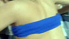 This young girl with glasses loves missionary orgasms.