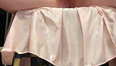 mature beauty rips clothes for solo flashing!