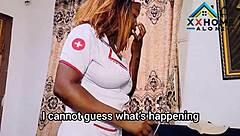 Fake nurse gives quickie blowjob and fucking with big cock!