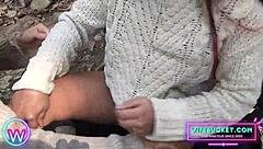 Crafty Lesbian Cutie Boldly Seduces Best Girlfriend With Intense Cunilingus In Forest