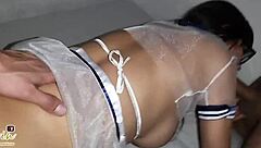 Petite 18+ pornstars in swinger club orgy with monster cocks