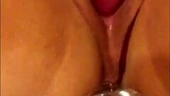 Naughty girl uses toys for assfucking and cum