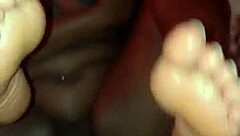 Thick Ebony With Big Tits And Toes Gets Fucked By BBC