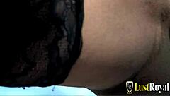 I'm Nirina Campbell, a mature black slut in stockings, enjoying anal sex.