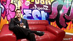 Hey stranger, fuck me rough in these stockings while I ride your huge cock