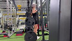 I spotted fresh meat at the gym and fucked her bubble butt