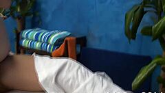 Sex massage porn with oiled tight pussy fucking and teen 18+ blowjob. Babe gets hardcore treatment.