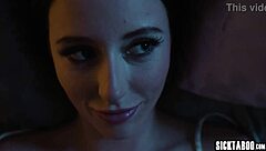 Stepdad's Team Lost, but Teen Charly Summer Offers Blowjob Consolation