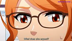 dr milf gave me a handjob during a routine visit in hentai