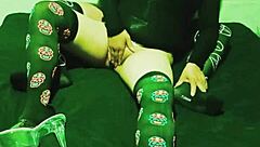 Wife turns into husband's anal slut in exhibitionist lingerie fuck with big clit.