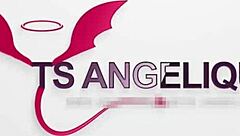 TS Angelique's Colombian Jerk-Off Compilation