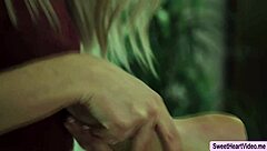 Hot masseuse licks customer's pussy.