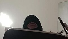 preview - tied up blindfolded and ballgagged milf gets fucked in her mouth pussy and ass.