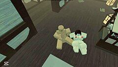 Baddie Gets Fucked Hard by Noob in Roblox!