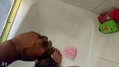 Quick Rubdown In The Shower For Relaxation