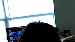 She Sucks Dick with Hands for Intense Handjob